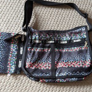 Le SportSac Spring Blossom Deluxe Everyday Bag -  NWT